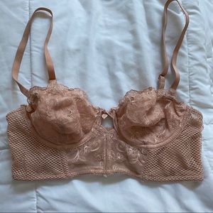 Dusty Rose Lace Bralette